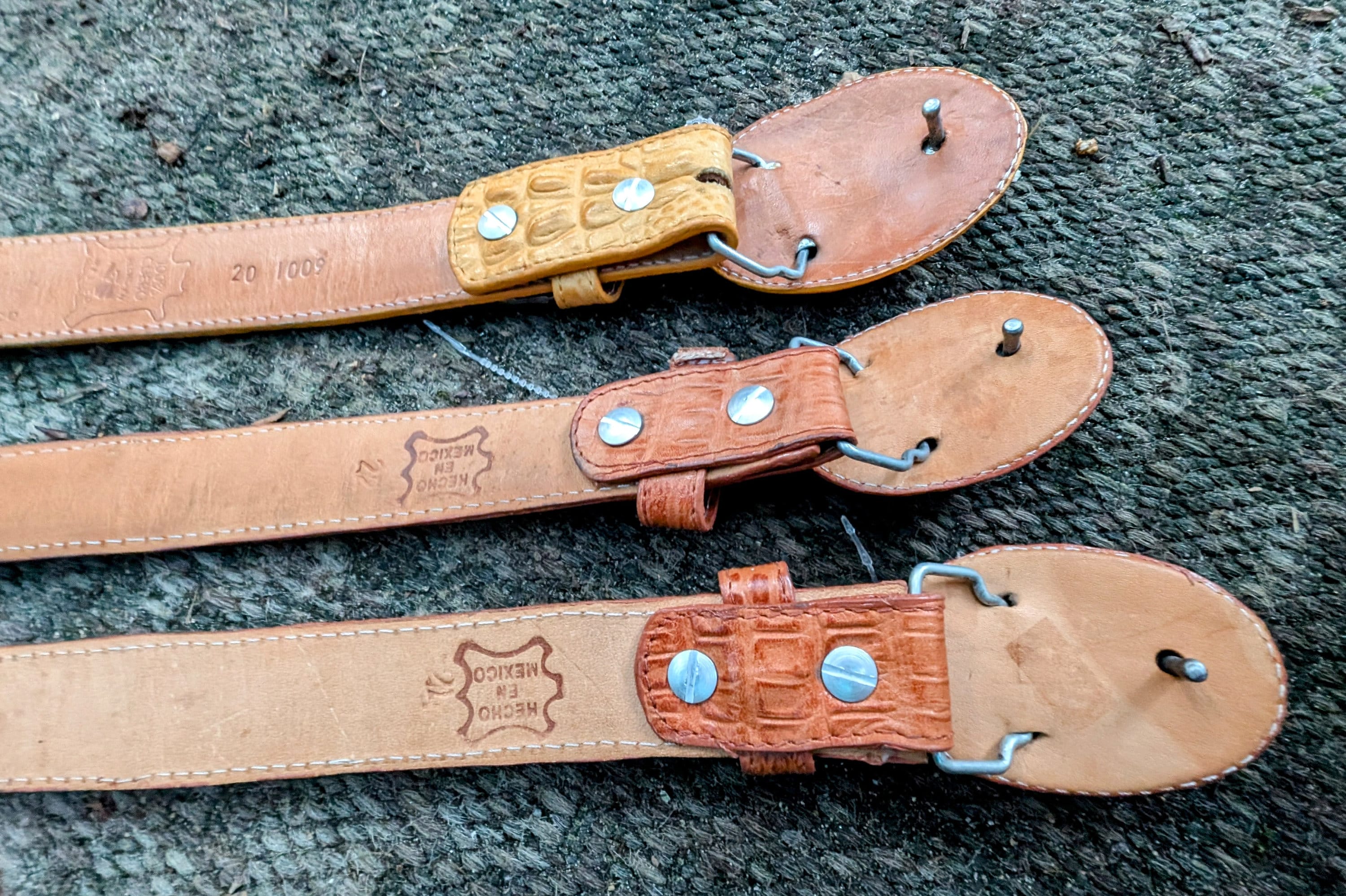 Crocodile belt made in USA 32” custom needs personal buckle gorgeous belt Custom American Alligator Belt main image 4