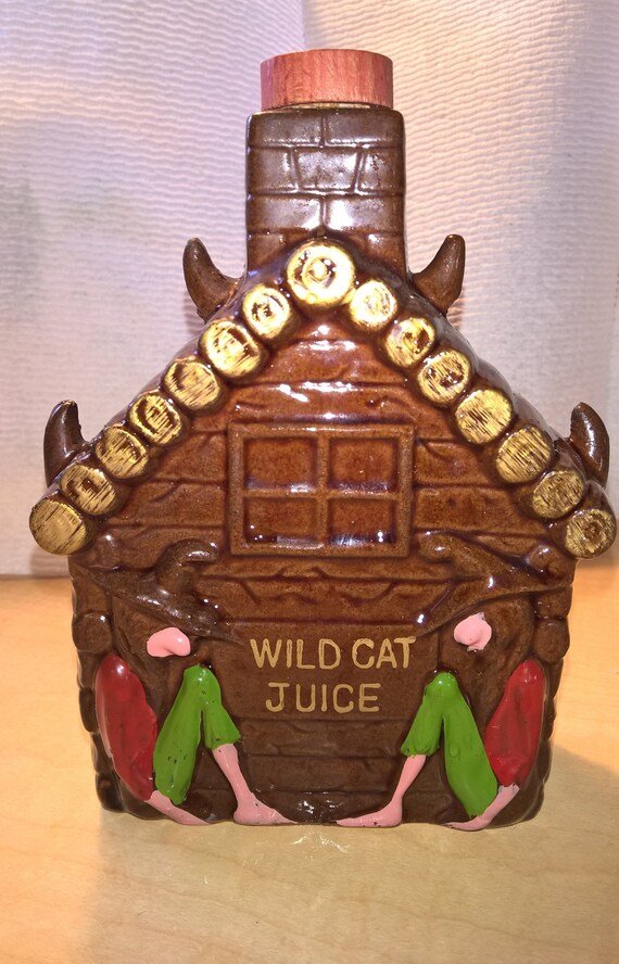 WILDCAT JUICE ビンテージ デカンタボトル 置物 1950〜1960 WILDCAT