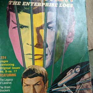 Star Trek The Enterprise Logs featuring Mr. Spock on the cover