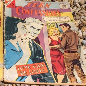 Teen Confessions Charlton Comics 1963 A Comic Book for Mom