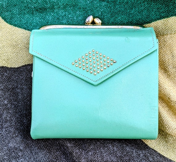 Green Leather Wallet for St. Patricks Day - image 2