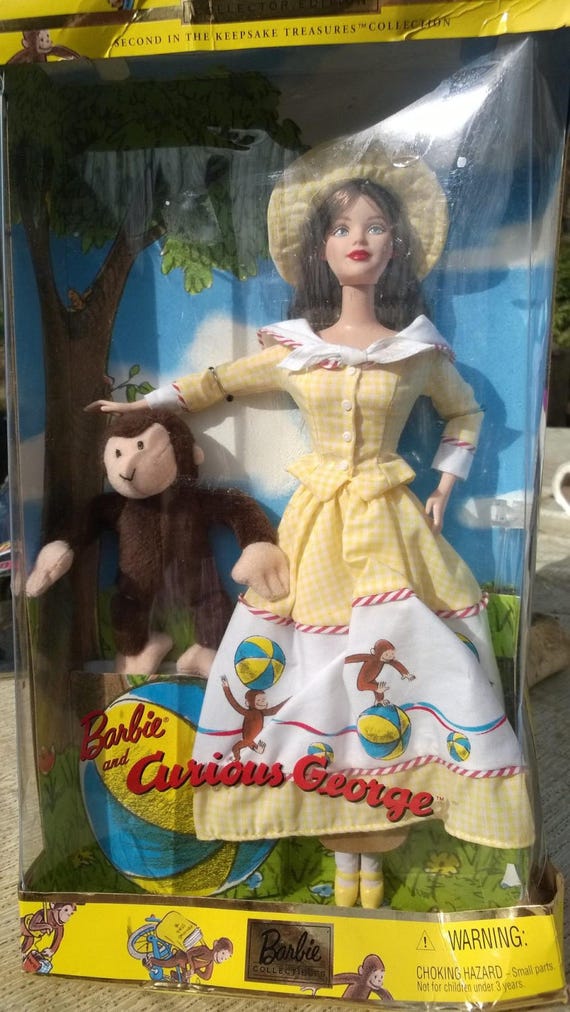 curious george barbie doll value