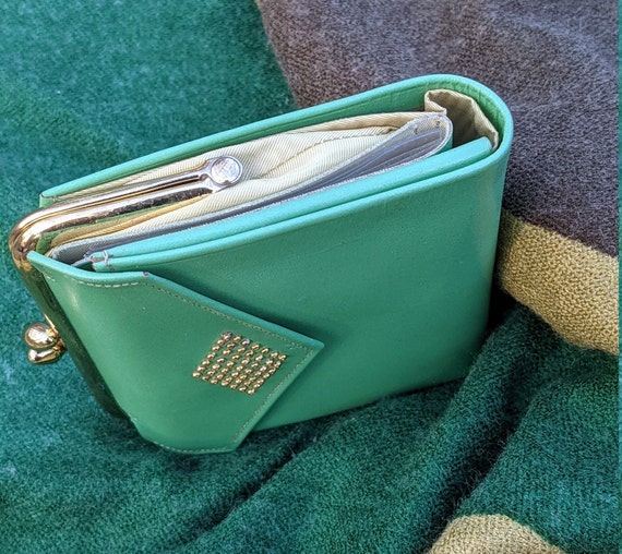 Green Leather Wallet for St. Patricks Day - image 9