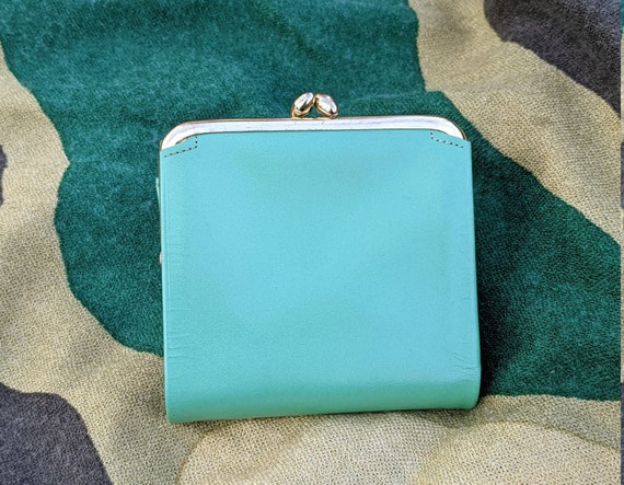 Green Leather Wallet for St. Patricks Day - image 3