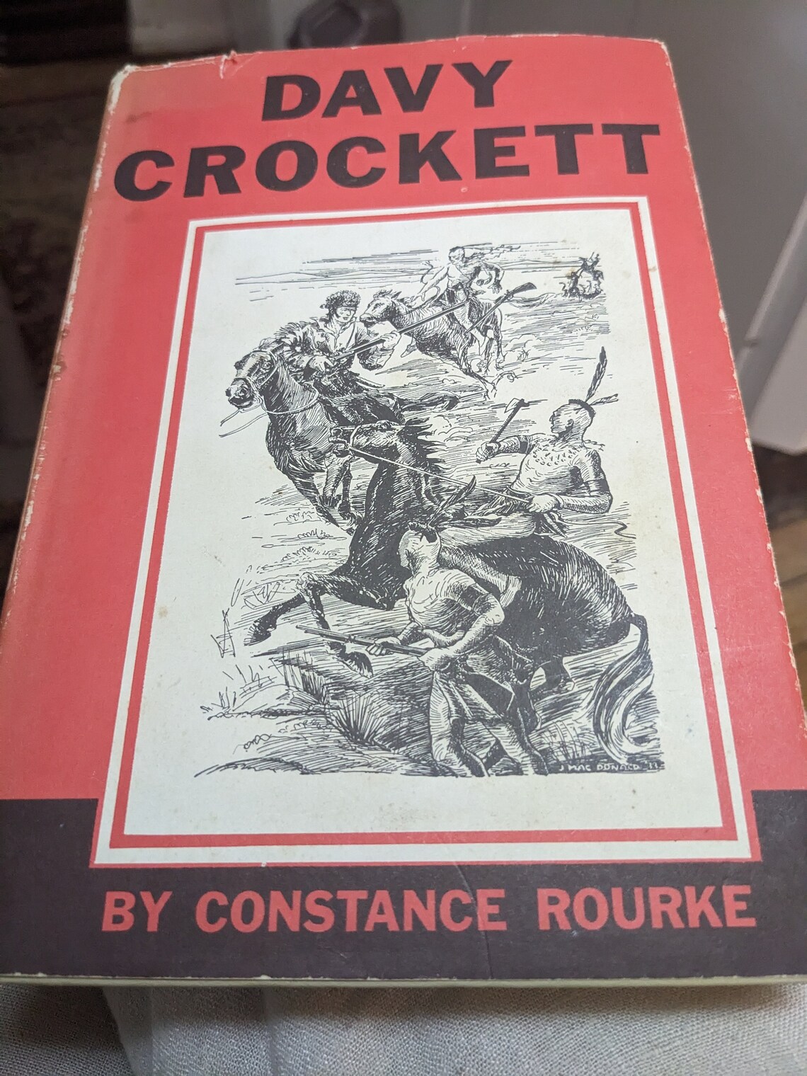 Davy Crockett by Constance Rourke Hardcover YA - Etsy