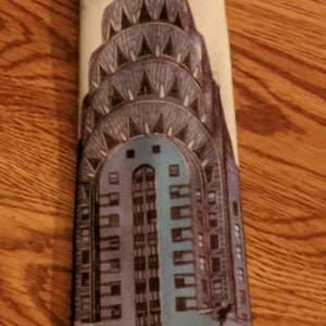 Necktie with Chrysler Building Great Gift image 3