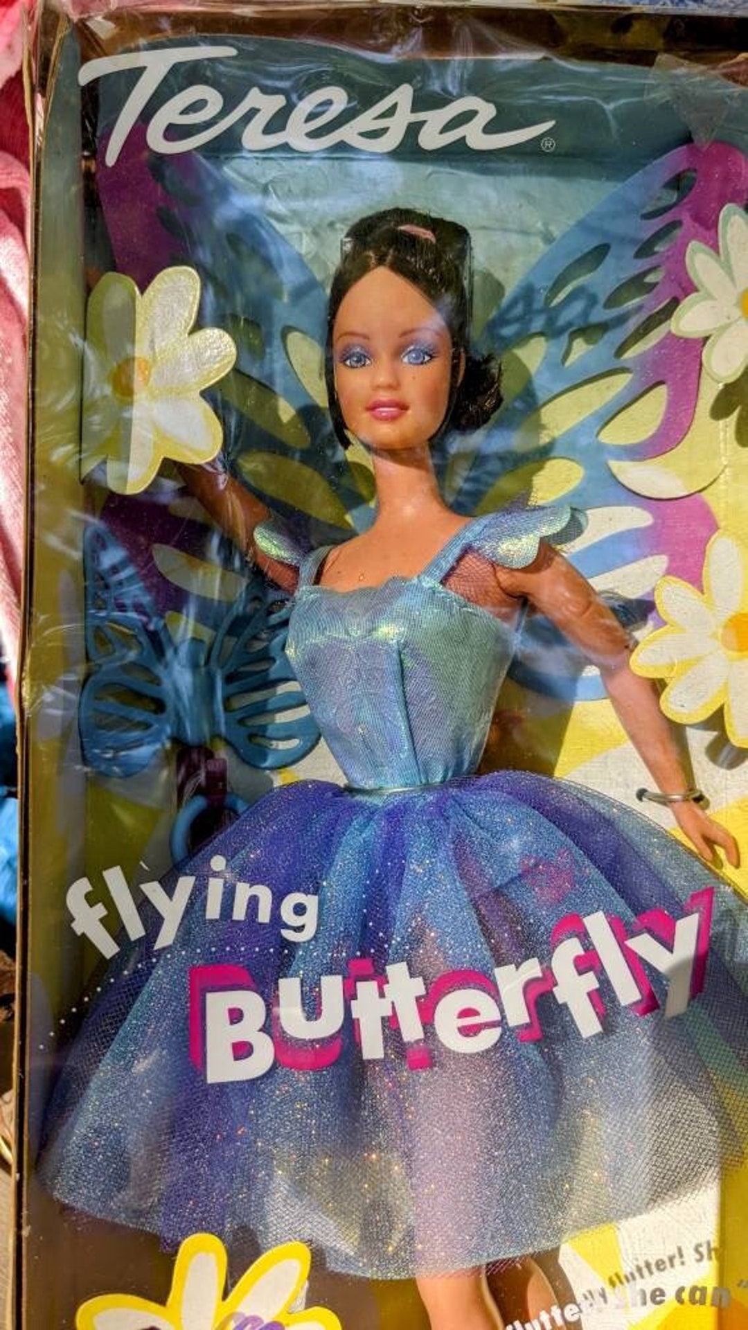 Barbie 's Friend Theresa Flying Butterfly Blue Doll 2000 - Etsy