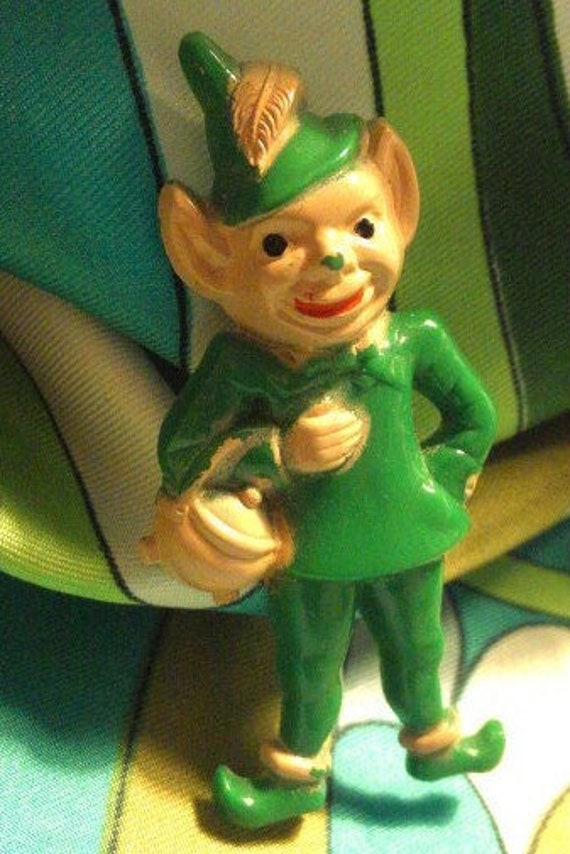Leprechaun pin Smiling Mischief for St Pattys Day