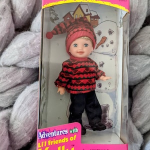 Barbie Tommy Winter Fun Barbie Kelly Vintage Toy Doll new old stock Unopened