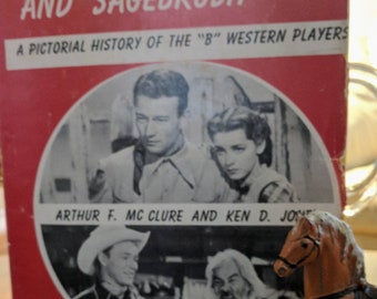 Cowboy Heroes, Heavies and Sagebrush hardcover coffee table book 350 pages