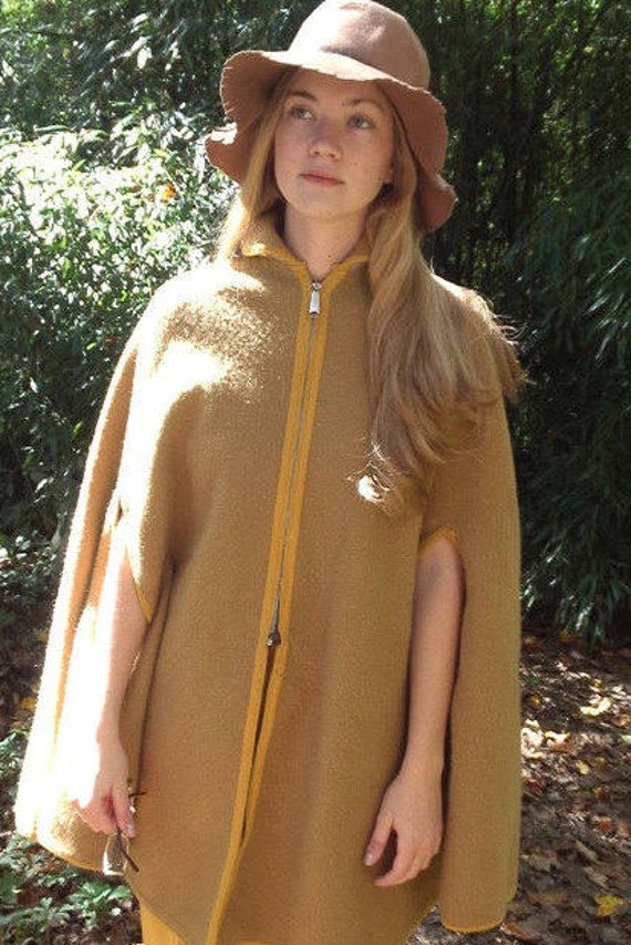 Wool Poncho Cape Perfect for Winter Warmth