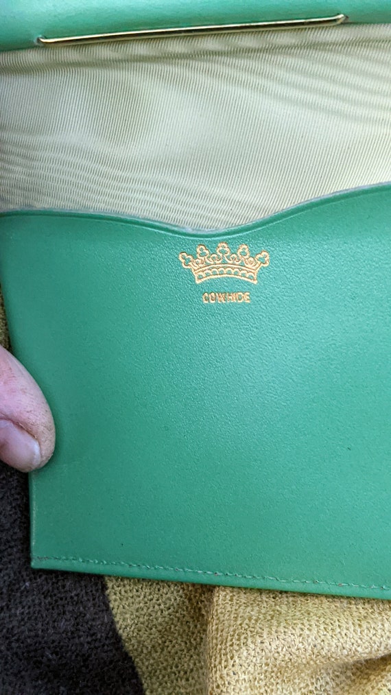 Green Leather Wallet for St. Patricks Day - image 6