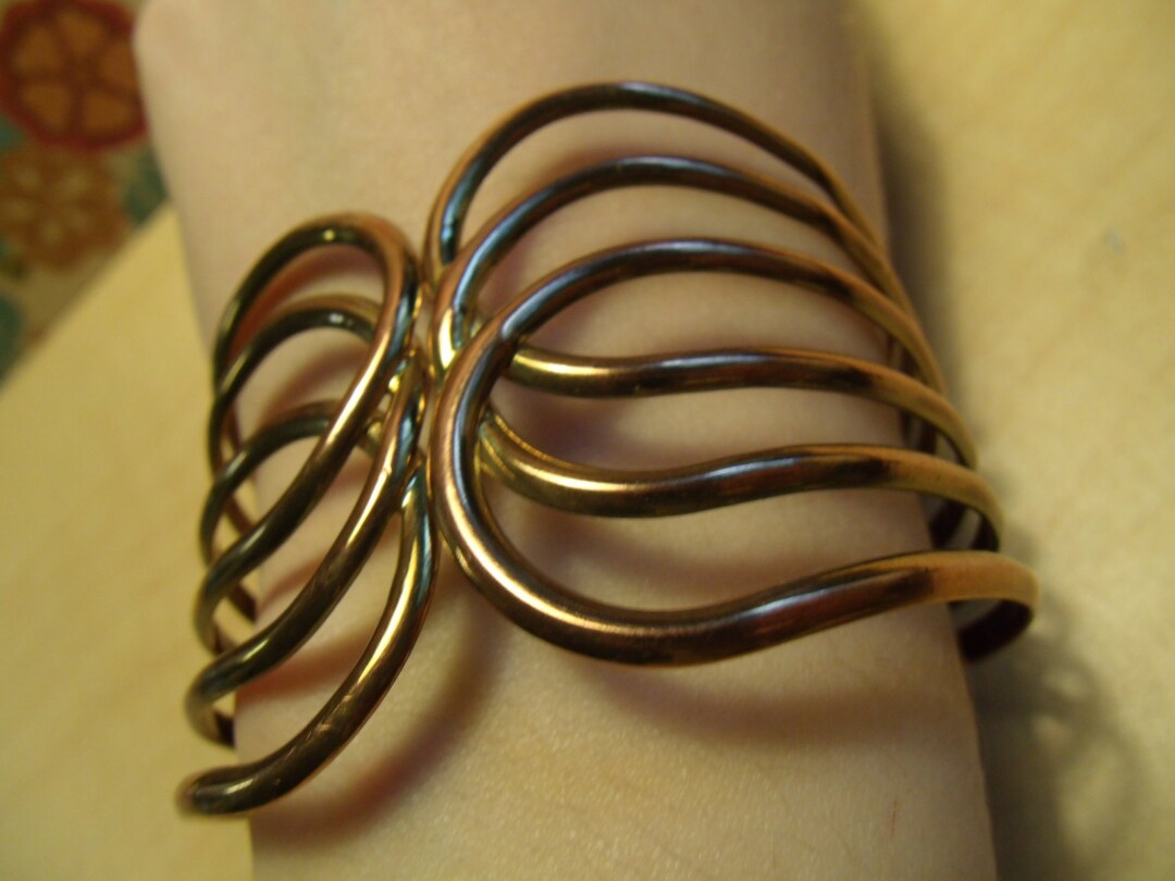 Metal Cuff Bracelet - Etsy