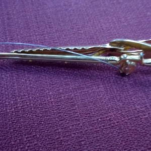Tie Bar Tie Clip Mens Fun Fishing Rod Accessories Vinttage