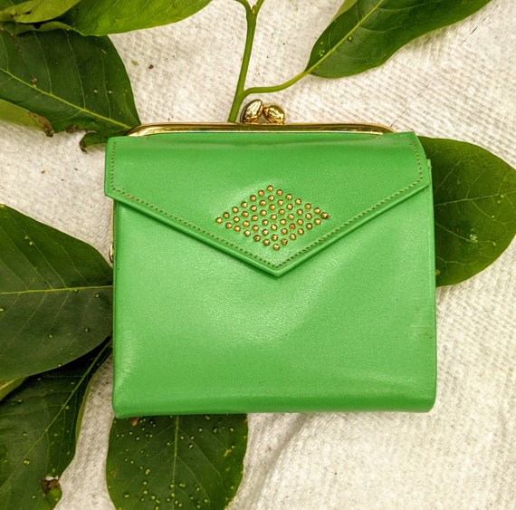 Green Leather Wallet for St. Patricks Day - image 1