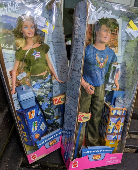 Barbie and Ken 2002 Route 66 Adventure 2 Dolls Set End of Summer Sale 20 Off Etsy