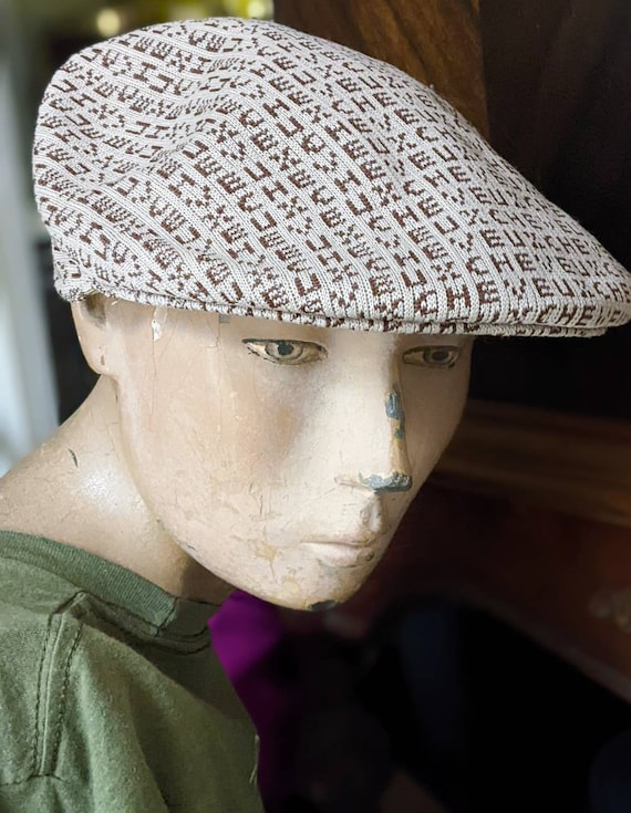 JOE McCOY HORSEHIDE NEWSBOY CAP 7¾