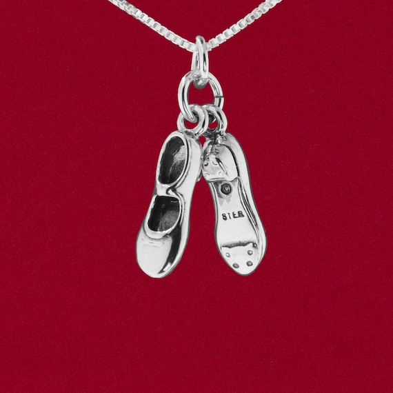 Tap Shoes Charm Dancing Sterling Silver Tap Shoes Charm Dancing Sterling Silver