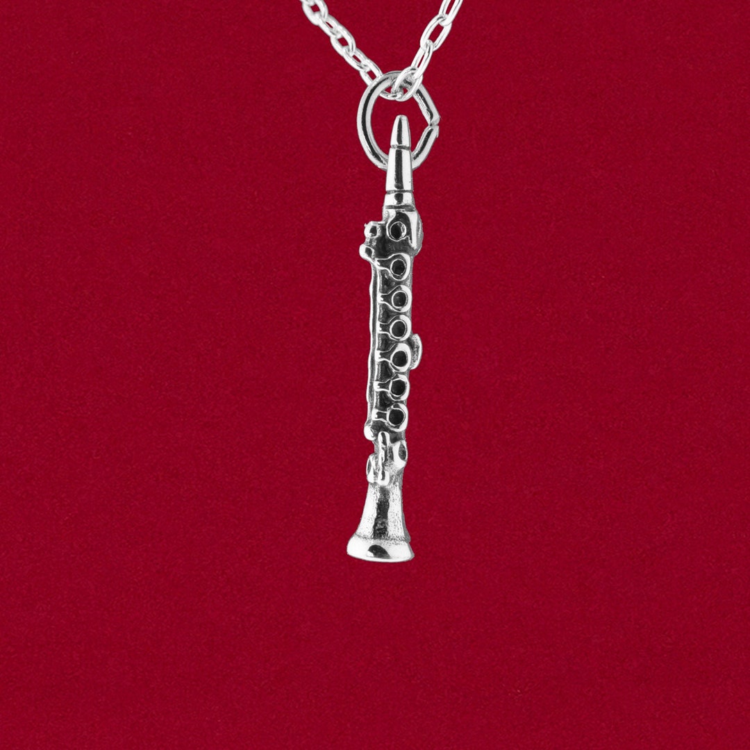 3D Charm Pendant Band Musical Instrument Detailed Design 925