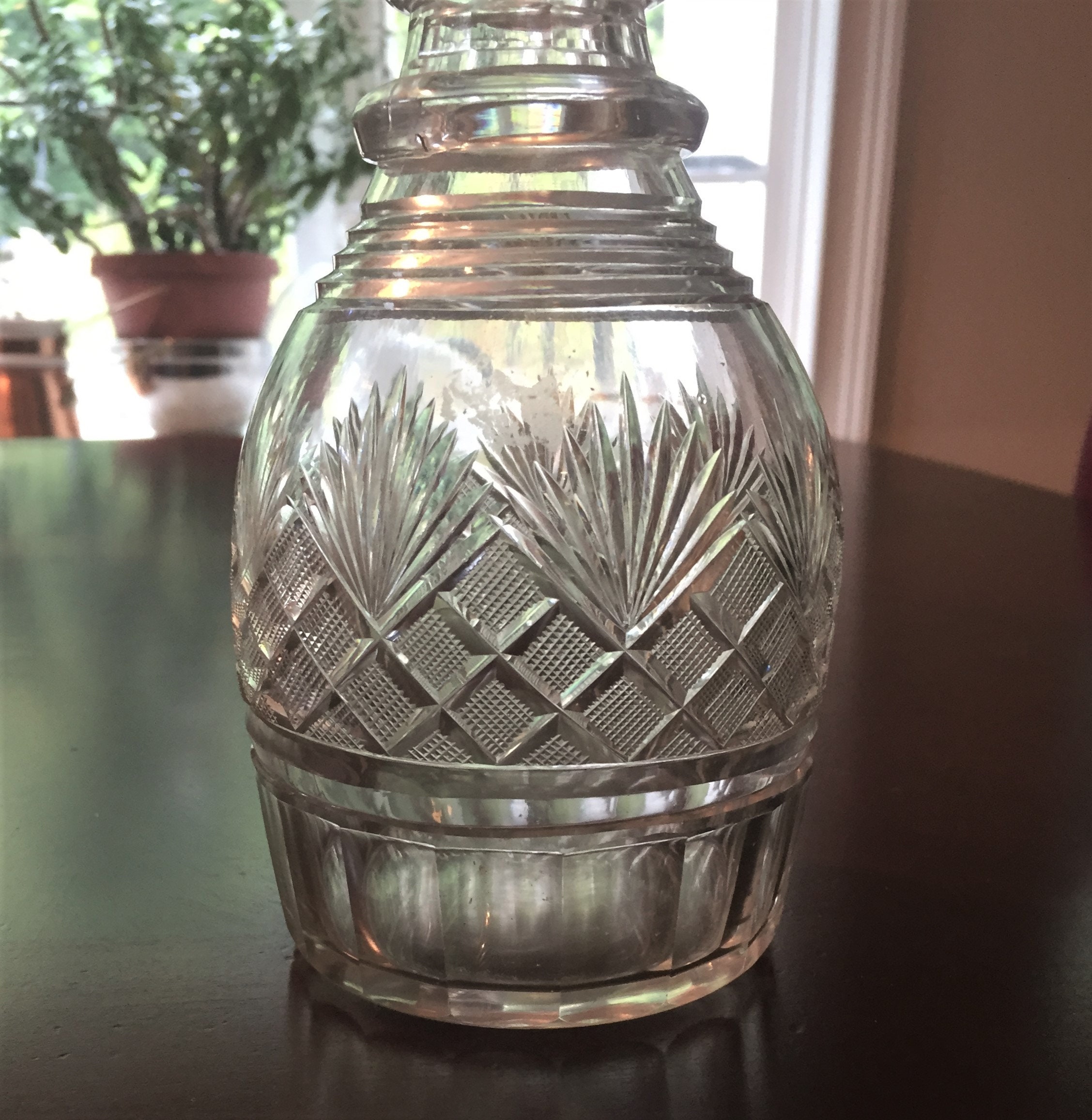 C.1820's Victorian Period Bakewell Glass Co. RARE Three Etsy