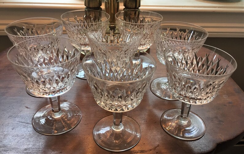 EIGHT Waterford Cocktail Cordial Wine RARE Slane PATTERN Etsy