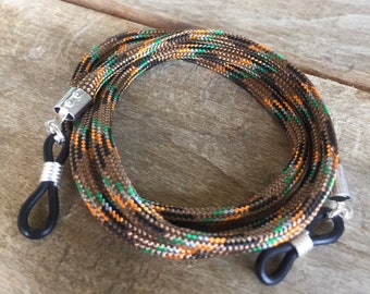 Unisex Brillenkette aus Fallschirmkordel, Brillenkette aus Stoff