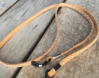 Leather sunglass Strap Men,Glasses Holder,Glasses Strap,Sunglass Rope Strap,Eyeglass chain,Eyewear Unisex Retainer, Gift for Boyfriend