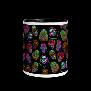Multiple Monsters Mug with Color Inside