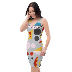 Abstract Art Sublimation Cut & Sew Dress
