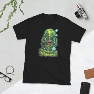 Creature From the Black Lagoon Bubbles Short-Sleeve Unisex T-Shirt