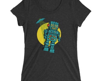 Robot Ladies' short sleeve t-shirt