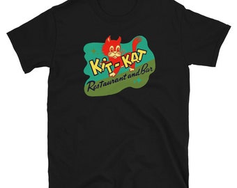 Kit Kat Vintage Matchbook Kurzärmeliges Unisex T-Shirt