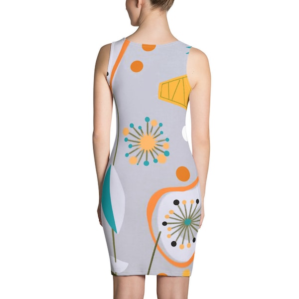 Mid Century Modern Sublimation Cut & Sew Dress