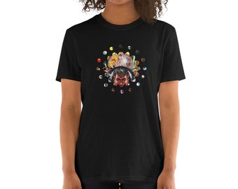 Retro Sci Fi Collage Short-Sleeve Unisex T-Shirt