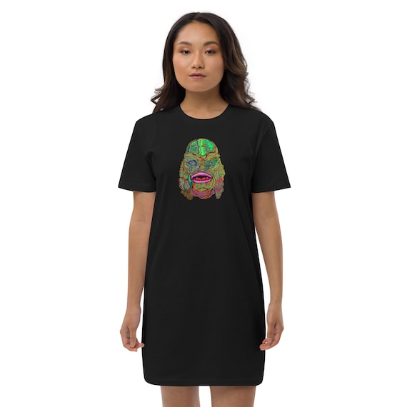 creature from the black lagoon dress Universal Monsters: Creature from the Black Lagoon Souvenir Knit Top in Monster Green (unisex) M/L