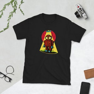 Beam Me Up Robot Short-Sleeve Unisex T-Shirt