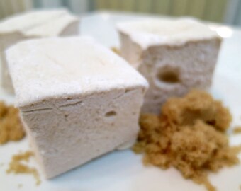 Brown Sugar Marshmallows  - 1 dozen Gourmet homemade marshmallows