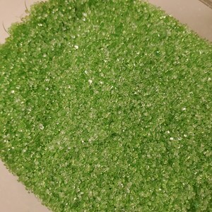 Green sanding sugar 3.2 oz decorating cocktail rim image 1