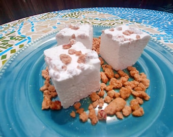 Praline Crunch Marshmallows - 1 dozen Gourmet marshmallows