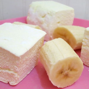 Banana Marshmallows 1 dozen Gourmet marshmallows image 3