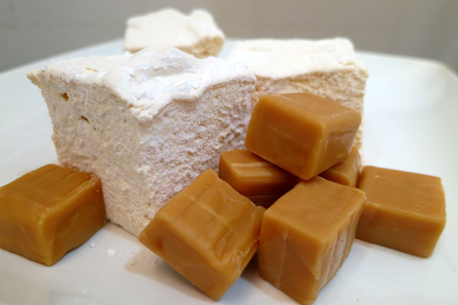 Caramel Marshmallows 1 Dozen Gourmet Marshmallows Etsy
