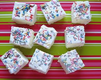 Birthday Cake Marshmallows - 1 dozen Gourmet marshmallows