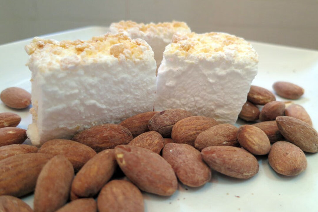 Almond Marshmallows 1 Dozen Gourmet Marshmallows Etsy
