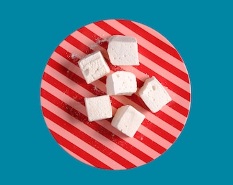 Classic Vanilla Bean Marshmallows - 1 dozen Gourmet marshmallows