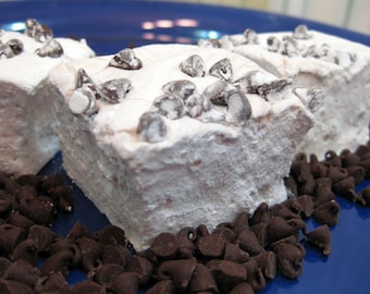 Mint Chocolate Chip Marshmallows - 1 dozen Gourmet marshmallows