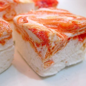 Tangerine Dream Marshmallows - 1 dozen Gourmet marshmallows