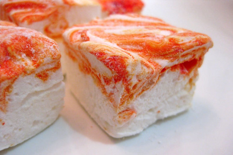 Tangerine Dream Marshmallows 1 dozen Gourmet marshmallows image 1