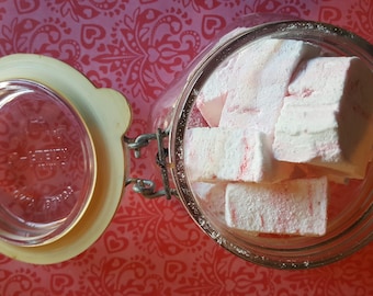Peppermint Marshmallows  - 1 dozen Gourmet marshmallows