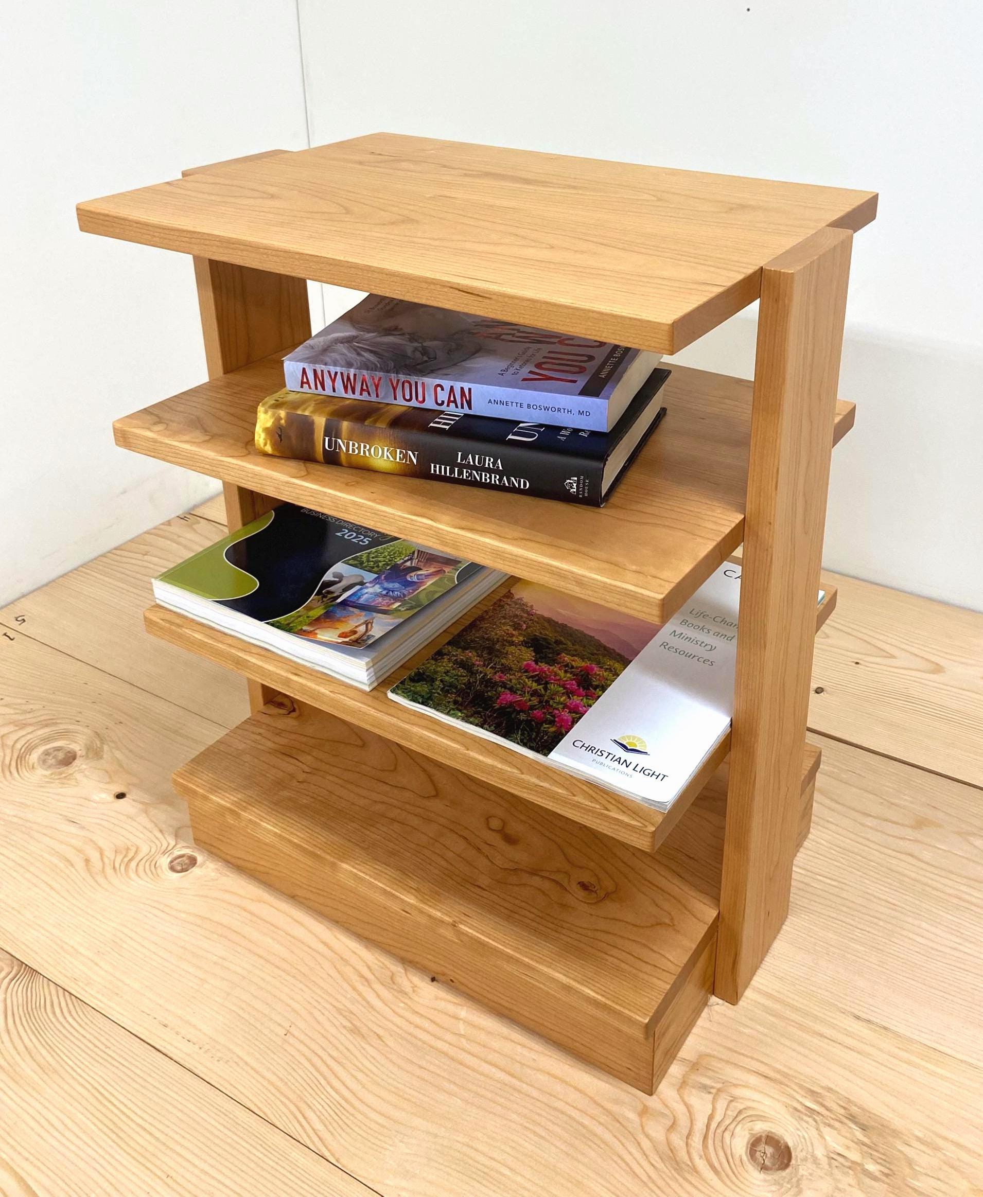 End Table Bookshelf With 4, 5, or 6 Shelves. Lampstand. - Etsy