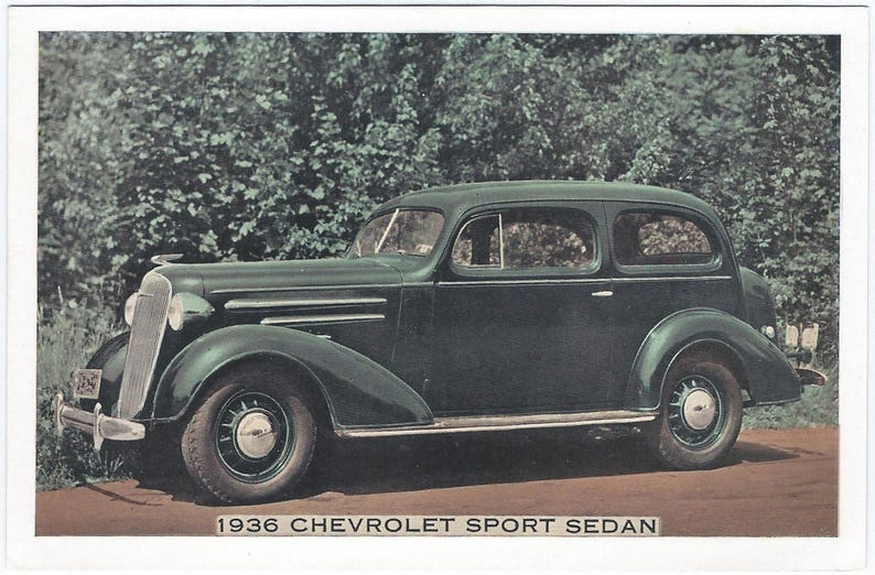 1937 Chevrolet Two-Door COACH Original DEALER SUPPLY-Style LUMITONE Unused VG ^ 1937 Chevrolet Two-Door COACH Original DEALER SUPPLY-Style LUMITONE Unused VG ^